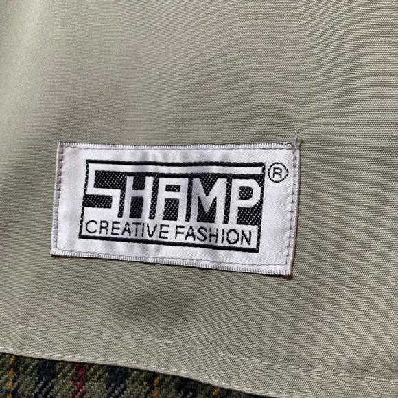 Vintage Trench Coat in Khaki Green Men’s Belted Double Breasted Size L - Picture 5 of 9